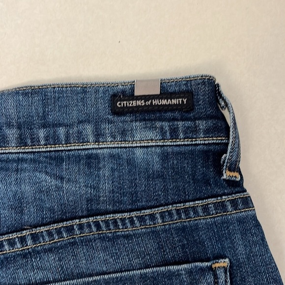 CITIZENS OF HUMANITY JEAN SHORTS SIZE 27 - Picture 9 of 16